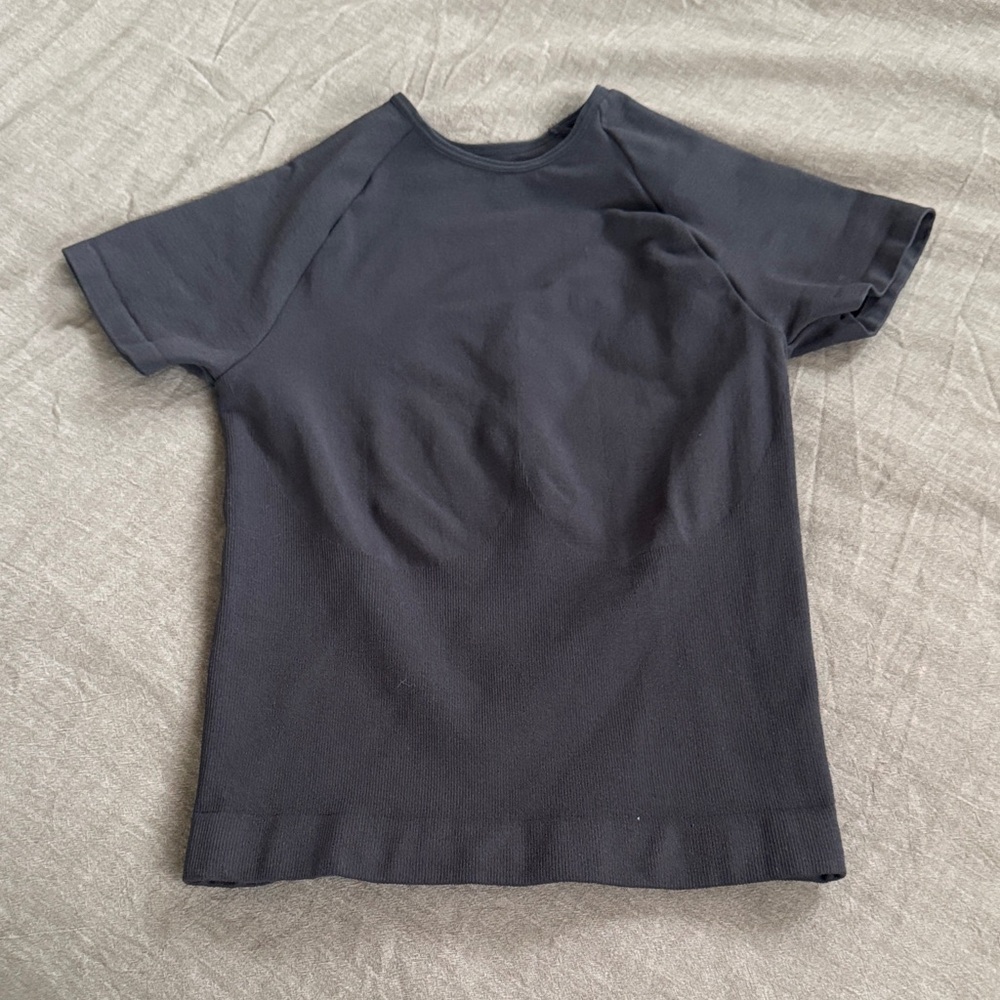 SKIMS Black Short Sleeve Tee